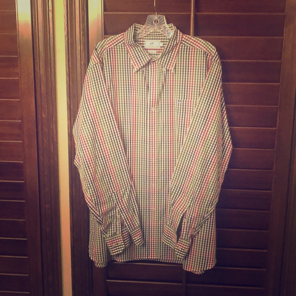 Button down shirt(navy,maroon, green, white)